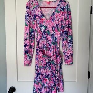 Lilly Pulitzer faux  Wrap Dress